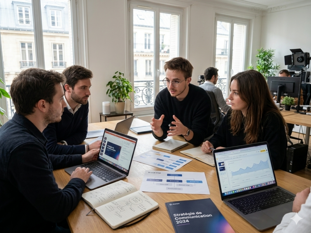 équipe du studio de communication